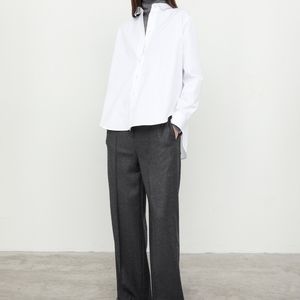 Signature cotton shirt whiteTotême’s